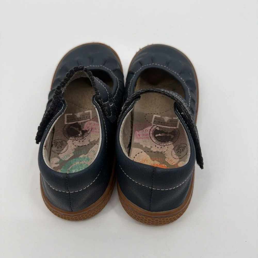 Livie & Luca RUCHE CLASSIC Mary Jane Navy Shoes Size 12